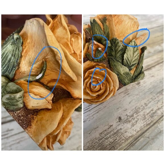 Harmony Kingdom Lord Byron's Harmony Garden Double Rose Trinket Boxes Set of 3 - Picture 5 of 16